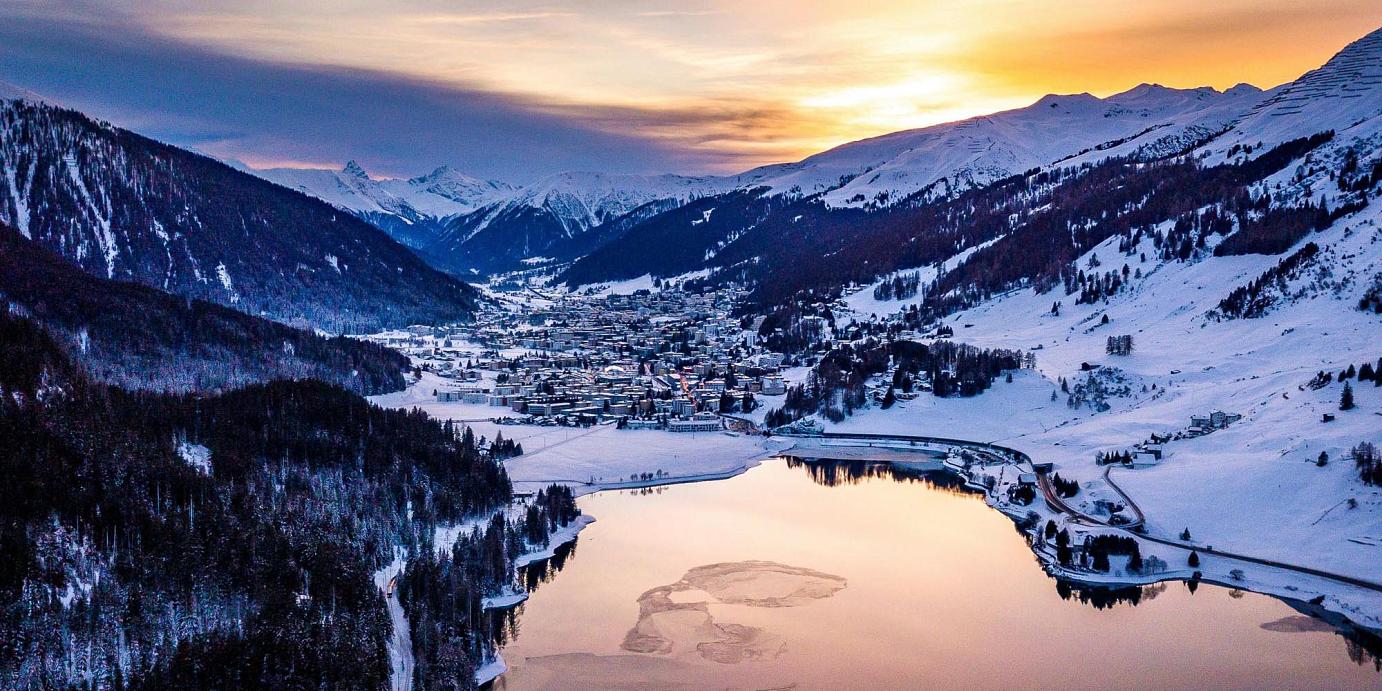 Davos in Switzerland - WEF conference venue - World Economic Forum